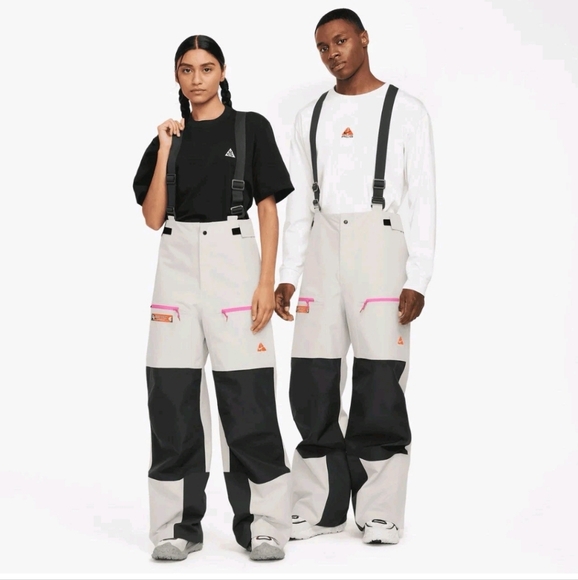 Nike ACG GORE-TEX Chena Vortex Storm-FIT ADV Bibs Brown FV8889-104 Unisex XS - Picture 1 of 12